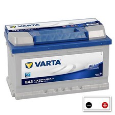 Varta E43 Car Battery 12V 72 Amp - Type 100 / 096 - Next Day Delivery 572409068