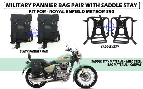 Black pannier bag pair - pannier,