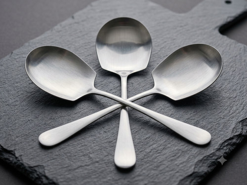 Pcs stainless steel serving - 3,
