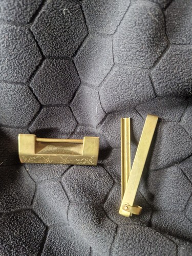 Vintage brass warded padlock - vintage,