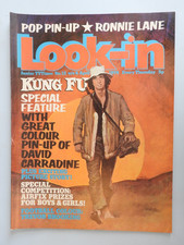 Look-in Magazine #13 - 6th Apr 1974 - Kung Fu David Carradine Ronnie Lane ++