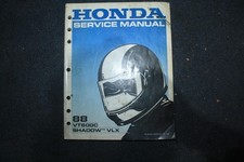 1988 OFFICIAL HONDA VT600 VT600C SHADOW VLX SERVICE MANUAL