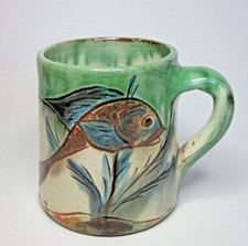 Spanish Pottery FISH MUG -