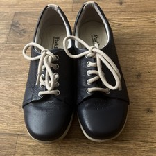 Ladies Padders Size 4 Navy Lace Up Shoes 