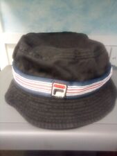 Fila Bucket Hat Vintage Unisex S M Navy Hat  Around 24inc Height 5inc Original 