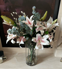 QVC Peony Flowers White Lilies