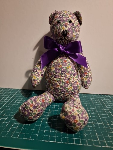 Handmade grin bear floral - &,
