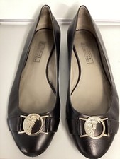versace leather ballet shoes uk 6 [EA]