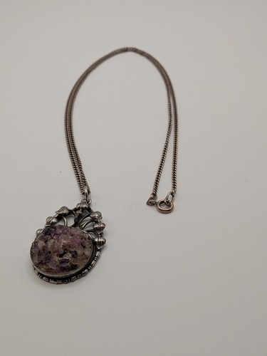 Silver chain necklace 835 - necklace,