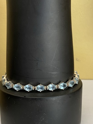 Sterling silver blue - sterling, topaz