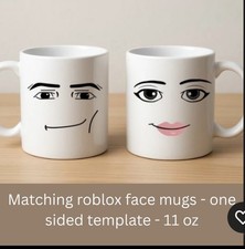 Funny roblox character mug set - roblox,