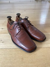 Loake Shoes Mens UK Size Brown Leather Derby Loakes Vgc