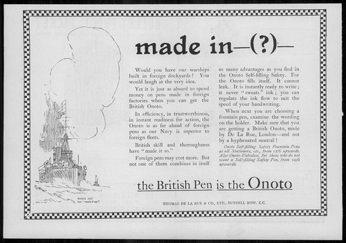 1916 antique print - 1916,