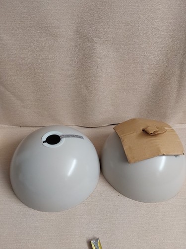 Pair frosted opal glass - frosted,
