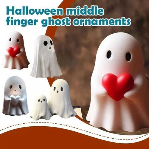 Ghost statue resin rude - statue,