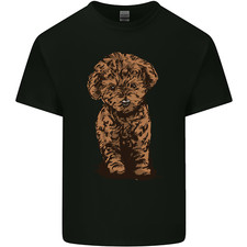 Dogs Cute Labradoodle Puppy Mens Light Cotton T-Shirt