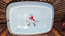 VTG 1960's "Johnnie WALKER" Wade Ceramic Ashtray Trinket  Advertising MCM