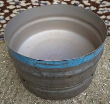 Large Rustic Stainless Steel Durable Garden Planters and Plant Pots 16 Inch