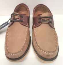 Seafarer Yachtsman Lace Up Leather Tan Boat Deck Shoes Sizes 7-11 BNIB