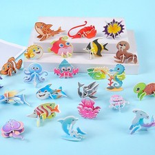 30pcs Paper Jigsaw Puzzles 3D
