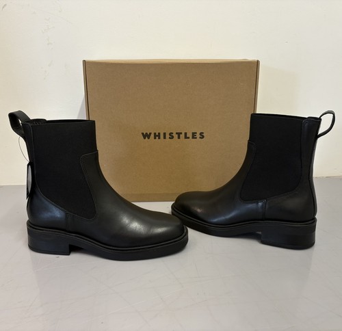 Whistles black elasticated - black,
