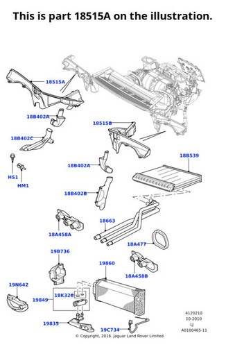 Land rover blower - land, housing
