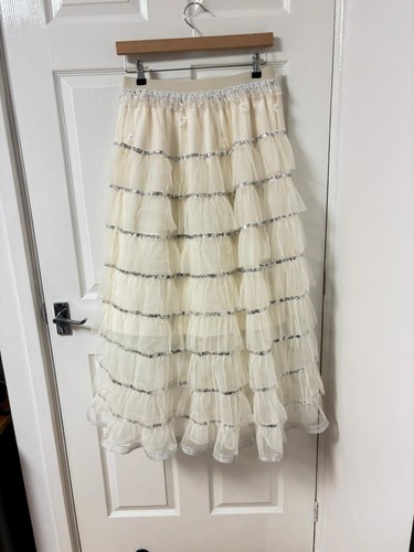 Ivory tulle tiered - tiered, petticoat