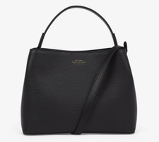 Smythson Ludlow Day Crossbody Bag in Black - Barely Used