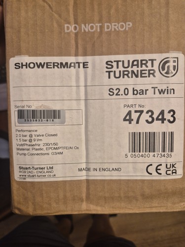 Stuart turner showermate - stuart,