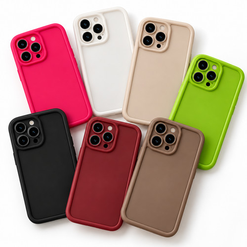 Matte silicone phone case - silicone,