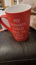 Tall Funny Coffee Mug In Red