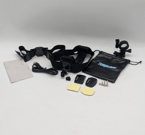 Helmet strap clip - helmet, strap/clip/mount/usb