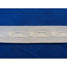 25 MM 1" INCH WHITE CURTAIN