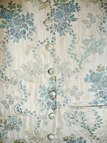 Brocade waistcoat floral - waistcoat.,