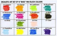 Encaustic Art Wax Blocks - 16