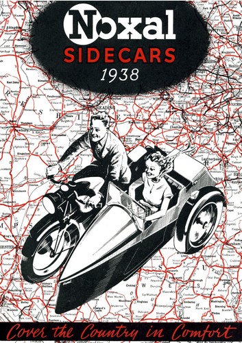 1938 noxal sidecars poster - sidecars,