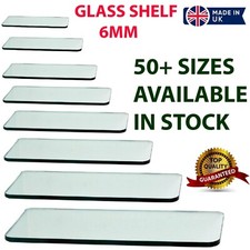 Clear tempered glass shelf - clear,