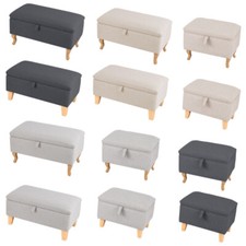 Rectangular Storage Footstool