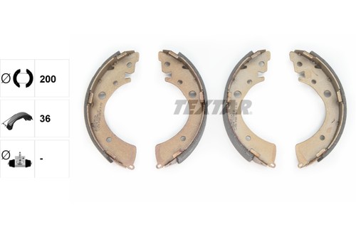 New brake shoe - shoe, set