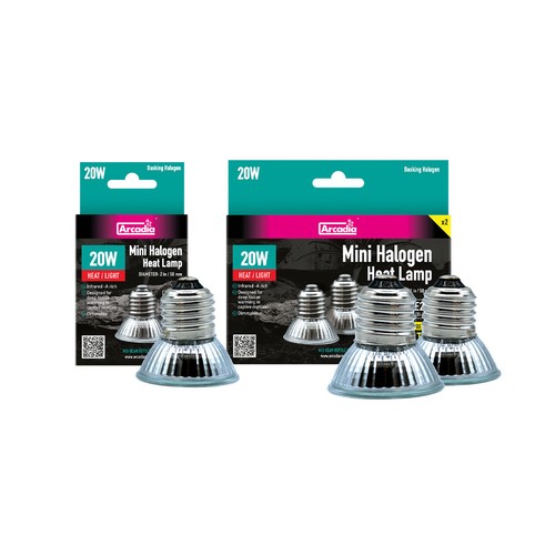 Arcadia mini halogen heat lamp - arcadia,