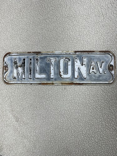 Vintage steel street sign - vintage,
