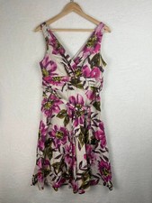 J. Taylor Womens Floral V-Neck