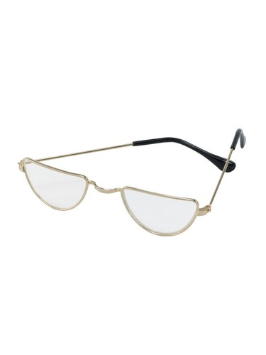 Half moon glasses gold - moon, man