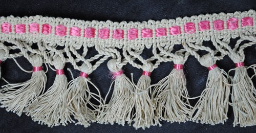 Vintage fringed tassel trim - vintage,