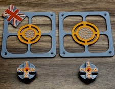 Mud Kitchen Cooker Rings & Knobs – 4pc Play Kitchen Accessories DIY / Outdoor