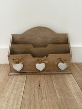 Rustic Wooden Letter Rack 3