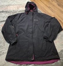 Sprayway Tria 3 in 1 Womens Waterproof Hiking Walking Black Jacket- Size UK 14
