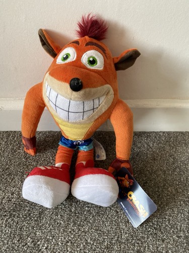 Crash bandicoot plush - bandicoot, 13”