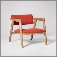 Swoon 'Sapphire' Mid Century Arm Chair,  Oak Frame, Danish Scandinavian Vtg £679