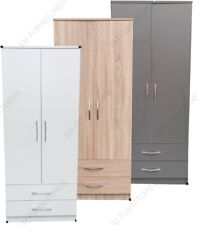 Assembled Tall Wooden 2 Door